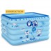 Bathtubs Freestanding Children's Square Inflatable Pool Infants and Young Children Baby Swimming Pool Household Family Swimming Bucket Environmental Protection PVC Material - B07H7KF9WK